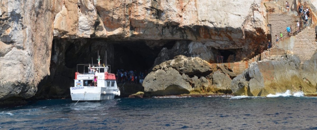 Battello grotte di Nettuno